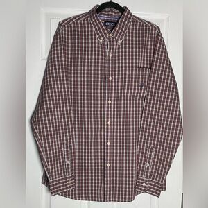 Chaps Red and Blue Checkered Shirt